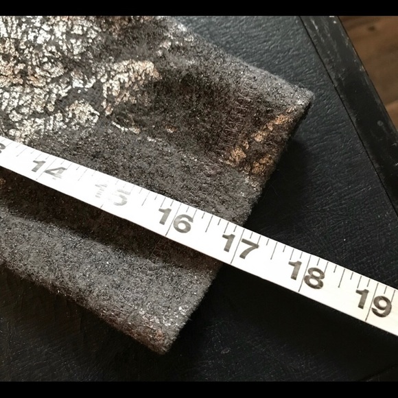 Joseph Ribkoff Grey/silver zipper Jacket with Faux Fur around hood size 4 - Picture 8 of 8